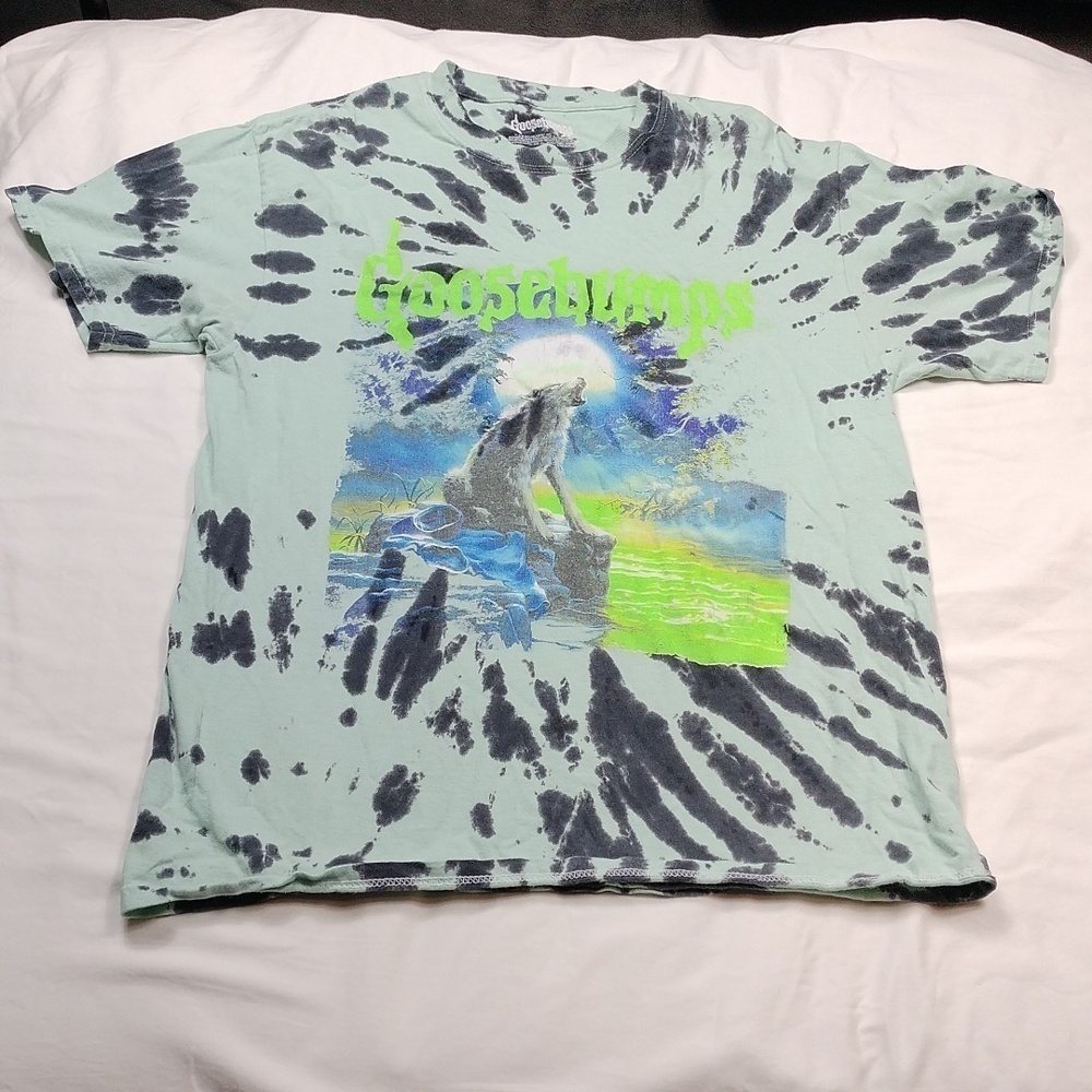 Goosebumps wolf men's t shirt size medium